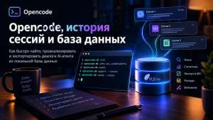 Opencode, история сессий и база данных