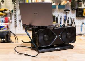 Энтузиаст подключил Nvidia RTX 5090 к старому игровому мини-ПК