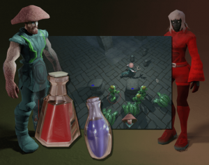 Pandelirium, диаблоид на Godot