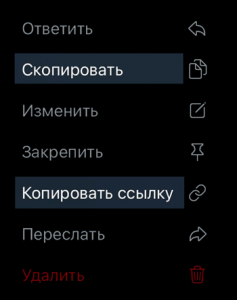 «Копировать» или «скопировать»
