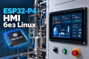ESP32-P4 вместо Raspberry Pi для HMI: что можно сделать без Linux