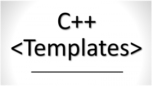 Просто о шаблонах C++