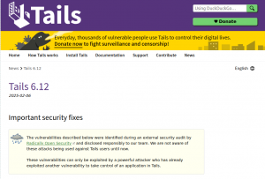 Релиз Tails 6.12
