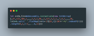 Компилятор WebAssembly, который помещается в один твит