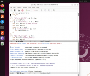 Релиз текстового редактора GNU Emacs 30.1