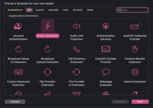 App Extensions на IOS, а в частности — Action Extension