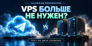 Telegram Serverless против двух VPS: нужен ли теперь хостинг для бота?
