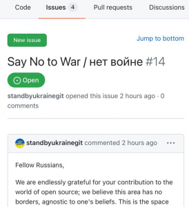 Инфовойна в Github.com