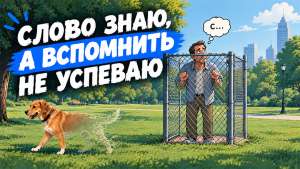 Слово знаю, а вспомнить не успеваю