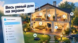 Как я превратил свой нарисованный дом в живой дашборд Home Assistant