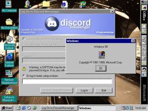 Вышла версия открытого проекта Discord Messenger for Windows с поддержкой Windows 95 и Windows 98