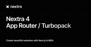 Релиз Nextra 4 x App Router: что нового?