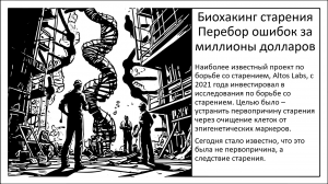 Биохакинг старения. Ошибка на миллионы?