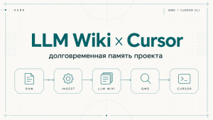 Как превратить Cursor в долговременную память проекта: LLM Wiki, QMD и Cursor CLI