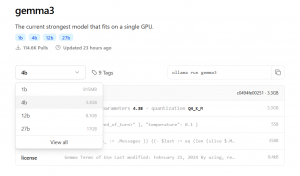 Gemma3, новая опенсорсная модель от Google, уже доступна в Ollama