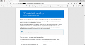Microsoft Edge вскоре сможет быстрее загружать PDF в Windows 11 на недорогих ПК