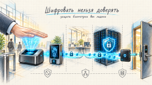 Шифровать нельзя доверять: как защитить биометрию вен ладони на пути от сенсора до сервера СКУД