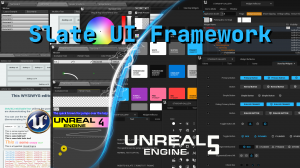 Slate UI Framework (UE4/5) — standalone application