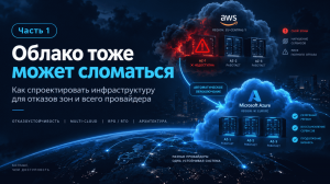 Облако тоже может сломаться. Часть 1: как спроектировать инфраструктуру, переживающую отказ зоны или провайдера