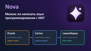 Можно ли написать язык программирования с ИИ? Опыт Nova: первый компилятор зашёл в тупик, второй собрал себя сам