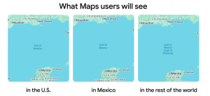 Google переименовала Мексиканский залив в Maps для пользователей из США