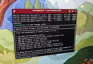 Выпуск обновления открытого инструментария для загрузки прошивок Fwupd 2.1.9