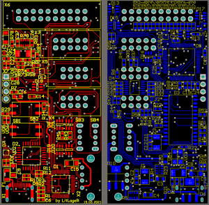 usbhub + usbasp + ch341 + j-link = one PCB