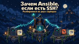 Зачем Ansible, если есть SSH? Разбираемся на двух серверах