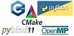 Настройка C++ проекта c OpenMP. Обертывание С++ для Python с помощью pybind11 и CMake