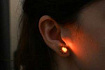 Серьги из матрицы светодиодов