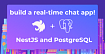Приложение для чата в реальном времени с помощью Nestjs и PostgreSQL