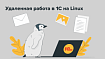 Удаленная работа в 1С на Linux