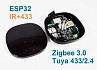 KC868-AG Pro: эпицентр умного дома (ESP32, Zigbee, Tuya, IR, 433 MHz и прочее)