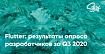 Flutter: результаты опроса разработчиков за Q3 2020