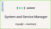 Systemd-nspawn (docker), mysqld --memlock