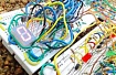 Семисегментный дешифратор, использующий как прямые, так и инверсные выходы BCD-счётчика
